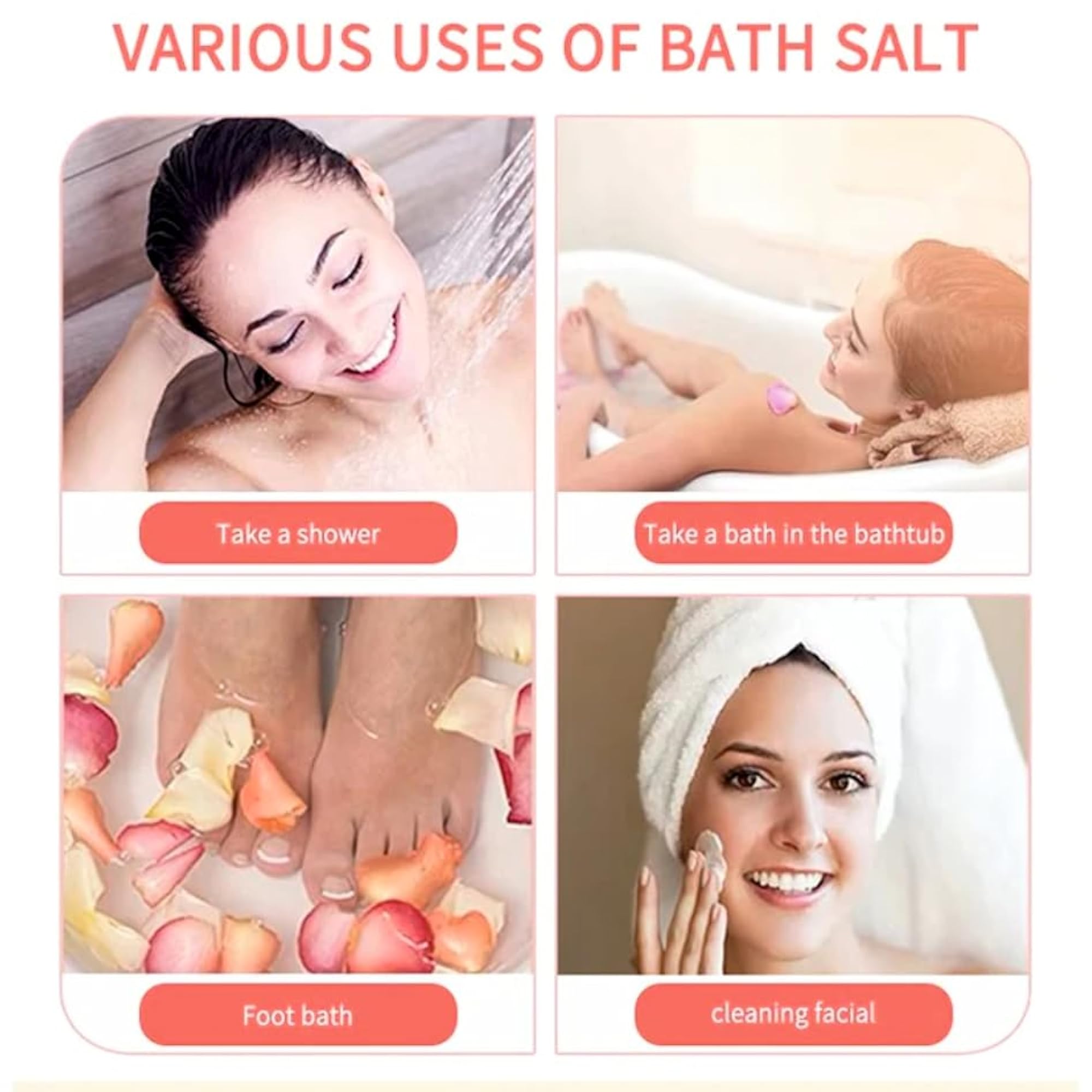 Aromatic Detoxifying Bath Salt Crystal for Muscle Relief